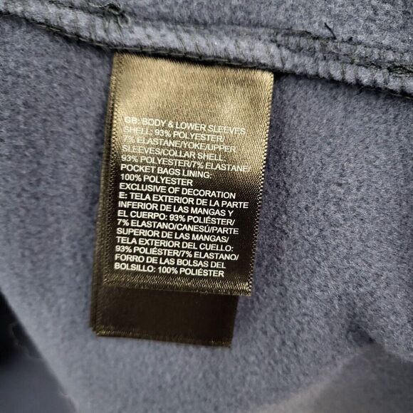 The North Face 200wt Cinder Lightweight Jacket Navy Army Green Zip Men's Size L - Picture 9 of 12